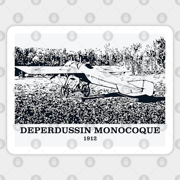 Deperdussin Monocoque 1912 Aircraft Sticker by Lakeric